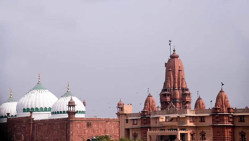 Shahi Idgah mosque Keshav Dev temple, Mathura, Uttar Pradesh