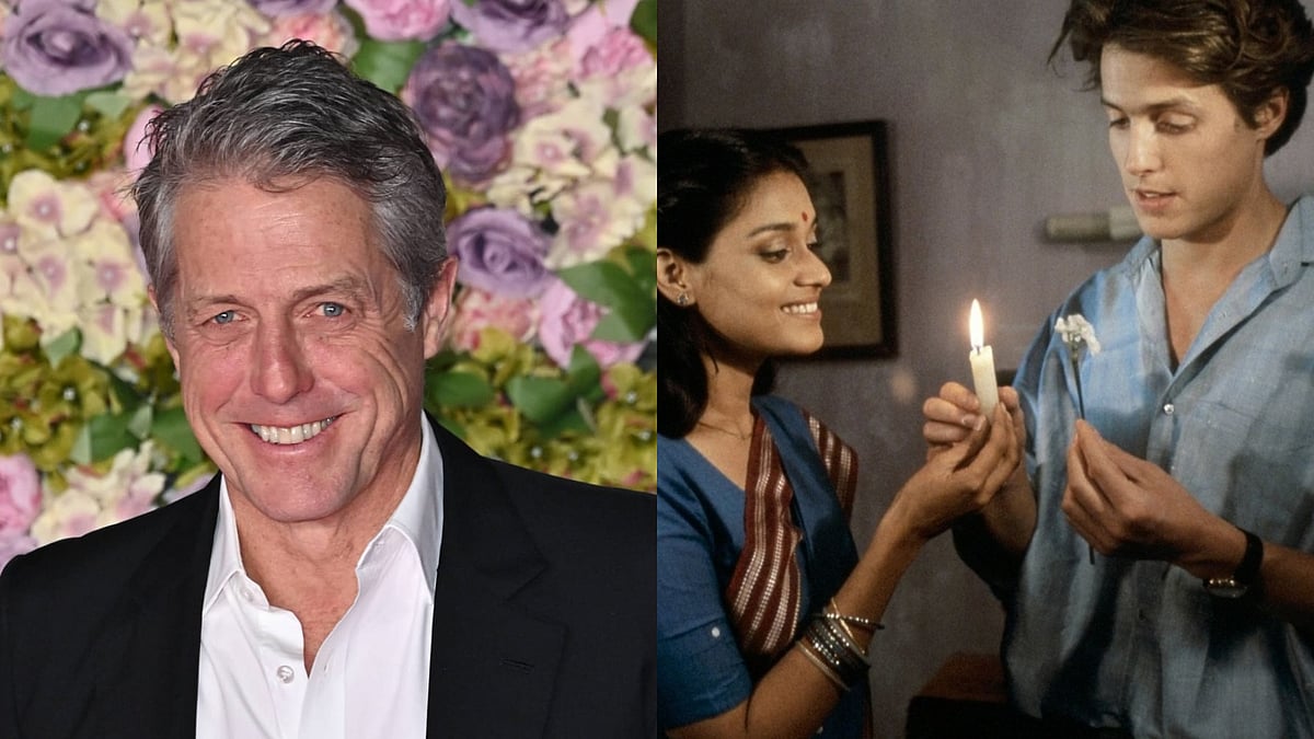 (L) - Hugh Grant, (R) - Hugh Grant and Supriya Pathak in The Bengali Night (Imago/Mubi) : Hugh Grant wants to work with Supriya Pathak again