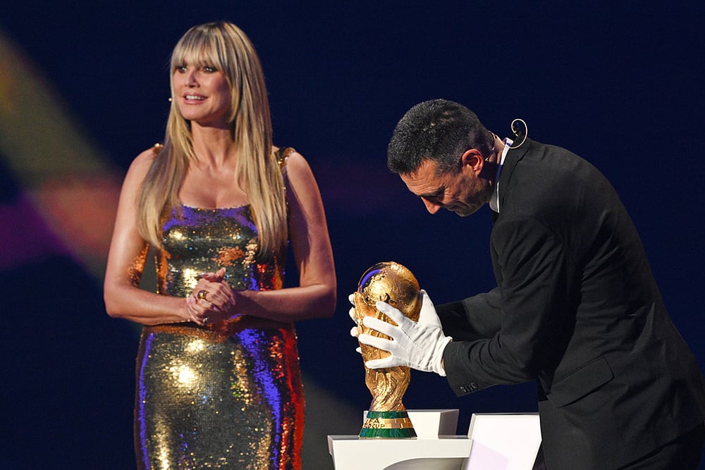 FIFA World Cup 2026 Draw photo-Model Heidi Klum, Lionel Scaloni