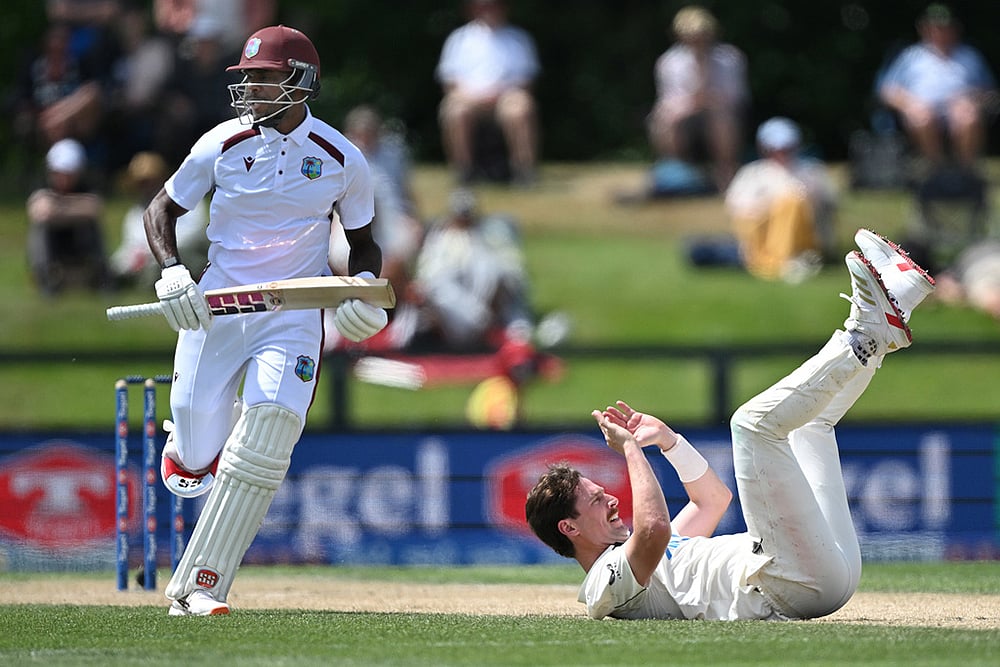 New Zealand Vs West Indies, 1st Test Day 4 photo-Justin Greaves