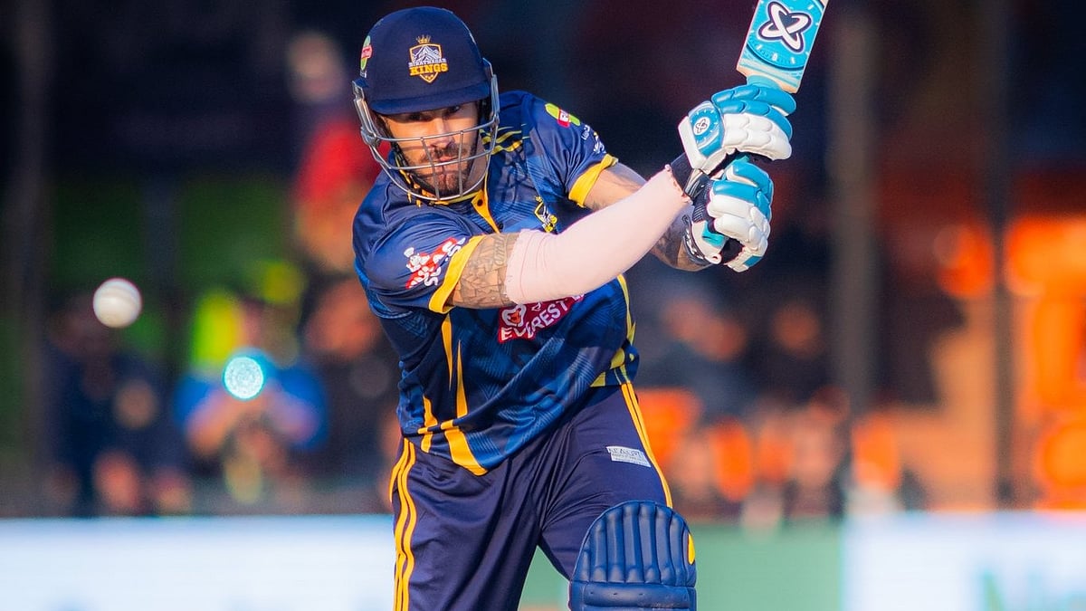 NPL : Faf du Plessis in NPL 2025 action.