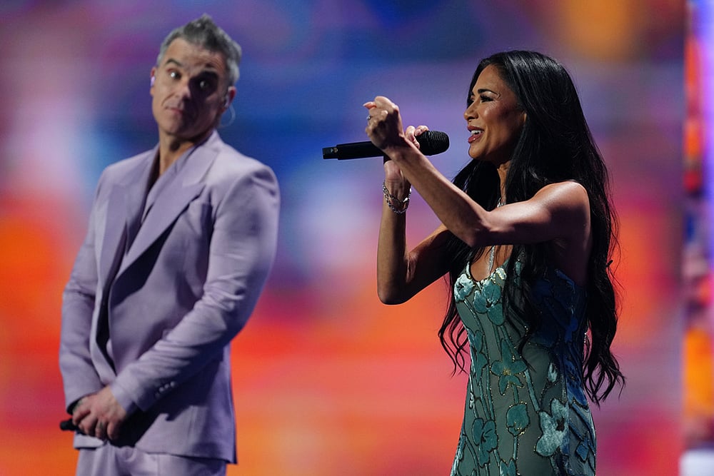 FIFA World Cup 2026 Draw photo-Singer Robbie Williams, actor Nicole Scherzinger