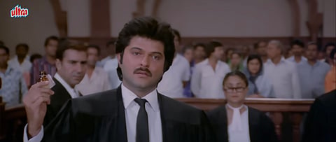 A still from Meri Jung (1985)
