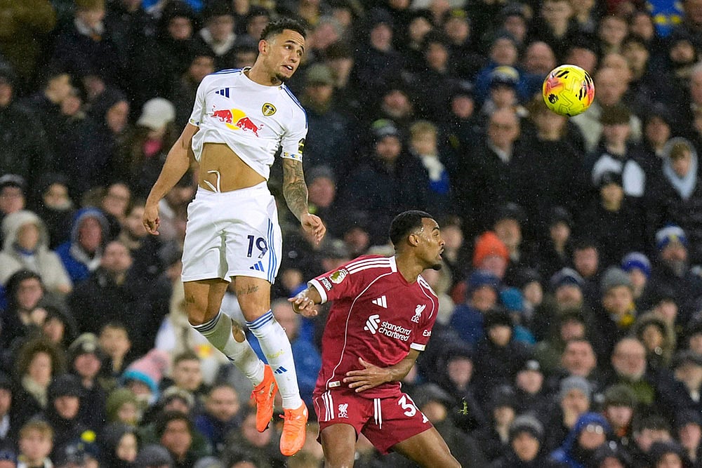 English Premier League 2025-26: Liverpool vs Leeds United