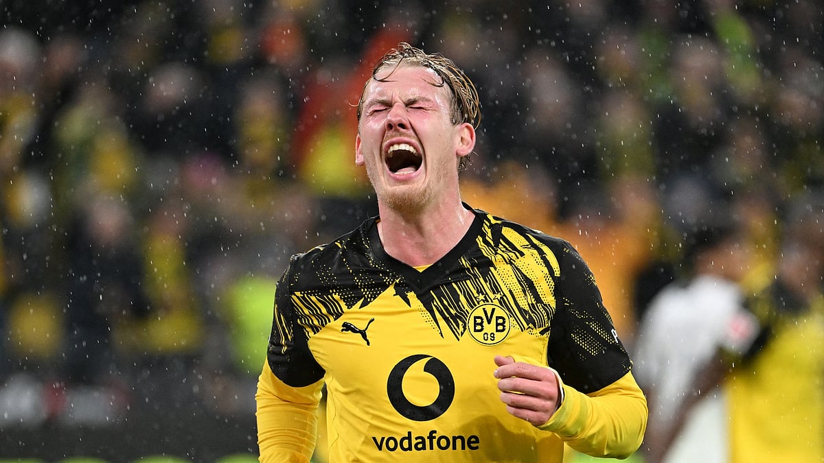 Borussia Dortmund's goalscorer Julian Brandt