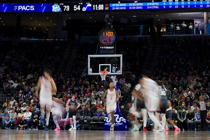 NBA Basketball Game: Oklahoma City Thunder vs Utah Jazz