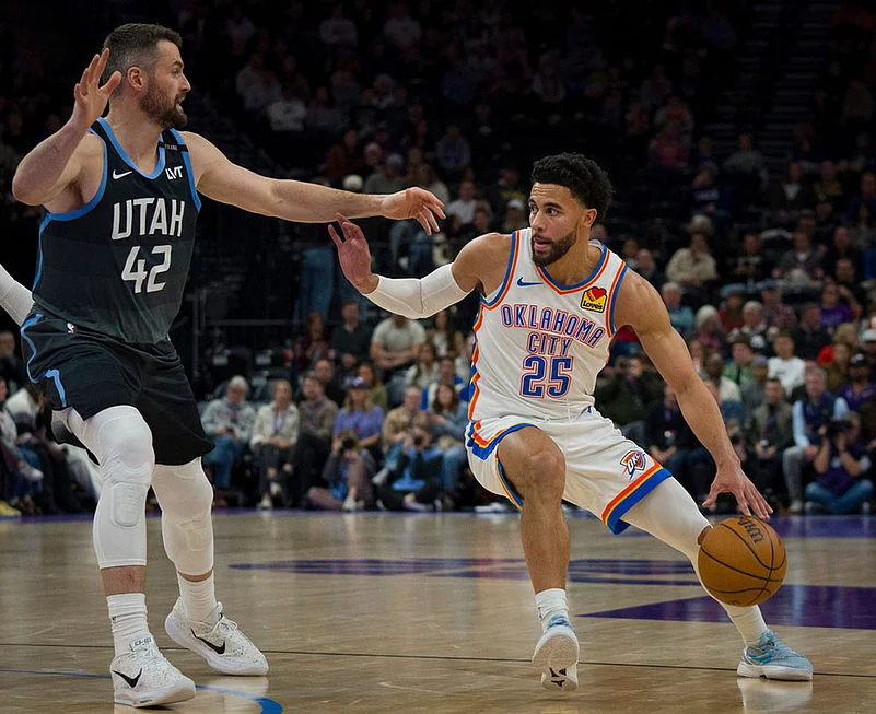 Thunder Jazz Basketball