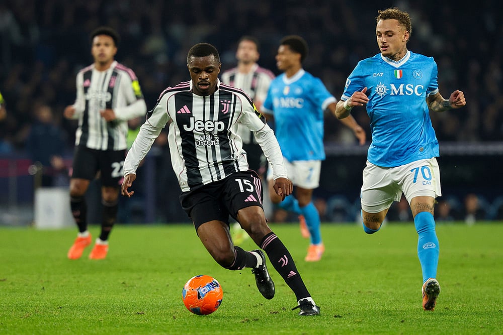 Napoli vs Juventus italian Serie A match-Pierre Kalulu