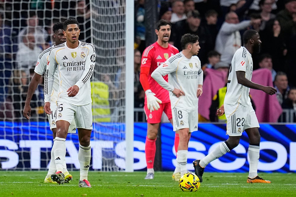 Real Madrid vs Celta Vigo La liga soccer match-Jude Bellingham
