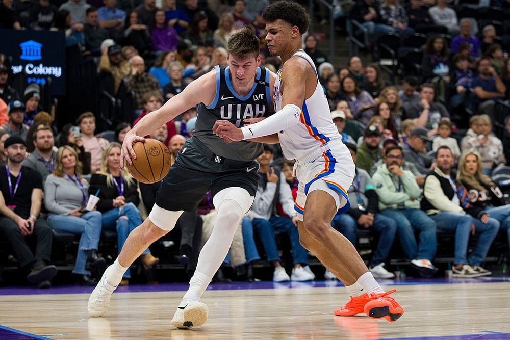 NBA: Oklahoma City Thunder vs Utah Jazz