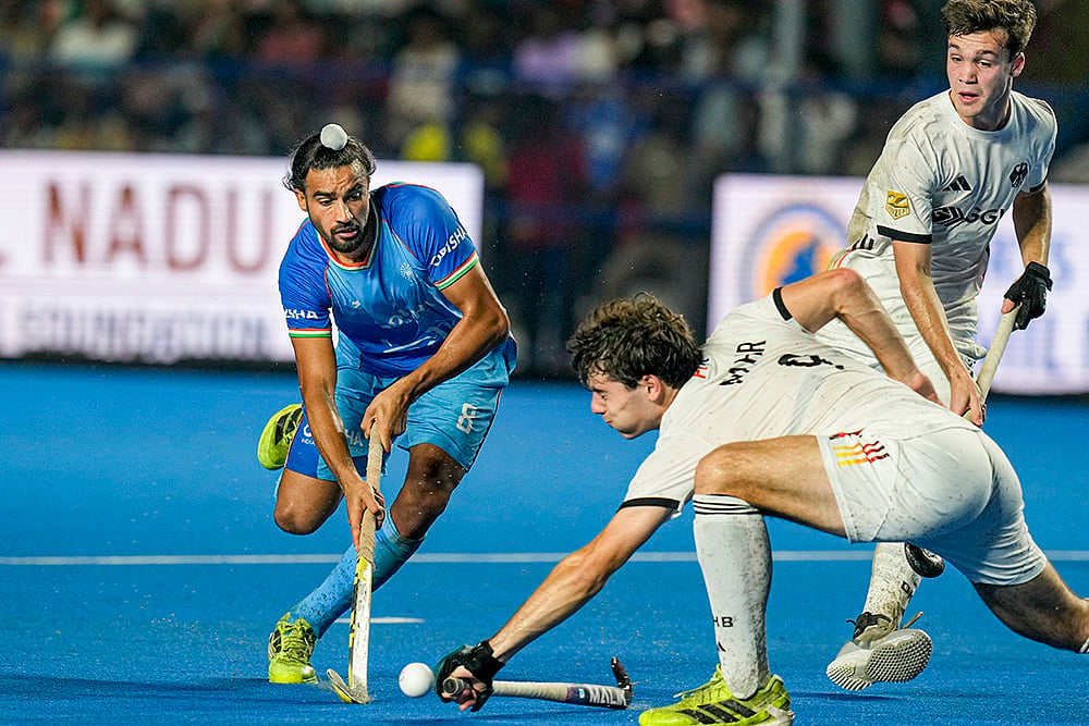 India vs Germany FIH Junior Mens WCup Semi-Final-Indias Manmeet Singh