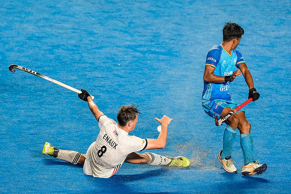 India vs Germany FIH Junior Mens WCup Semi-Final-Germanys Enaux Jannik