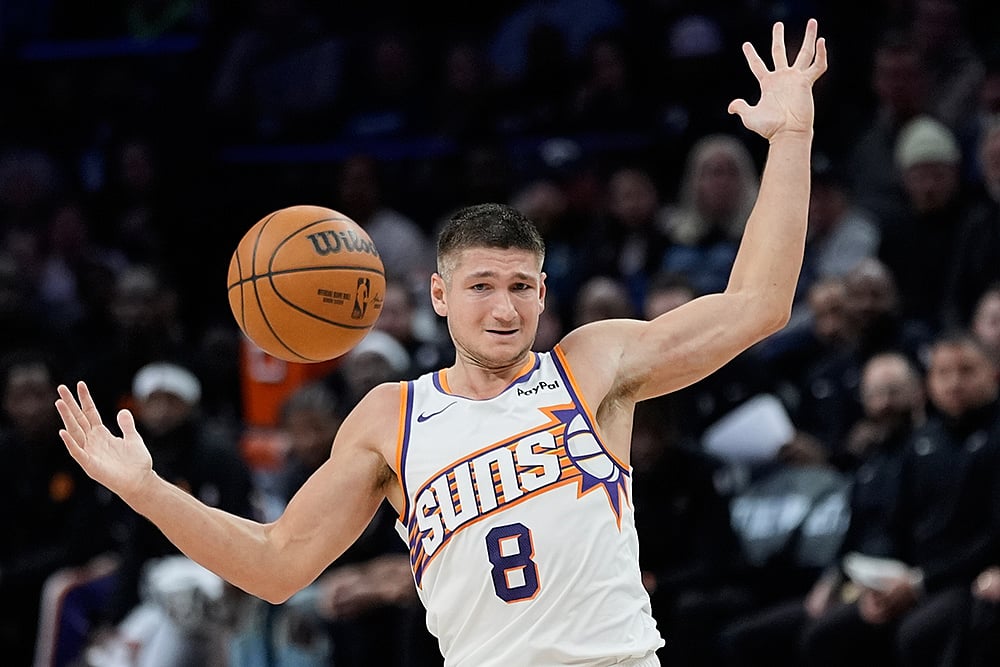 Suns vs Timberwolves NBA 2025 photo-Grayson Allen