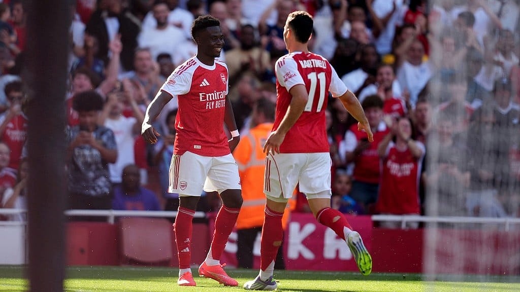 Photo: John Walton/PA via AP : Manchester United Vs Arsenal Live Score, English Premier League: Gunners beat Athletic Bilbao 3-0 in their previous outing.