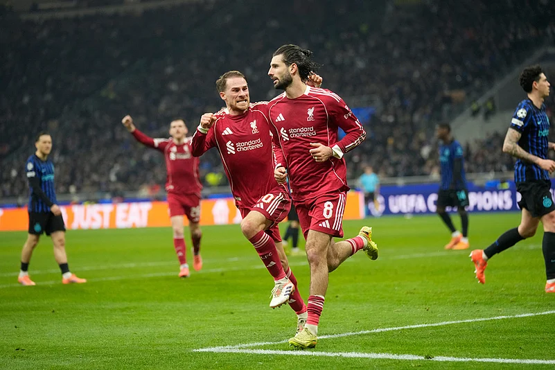 Inter Milan vs Liverpool UCL 2025-26 match photo-Dominik Szoboszlai