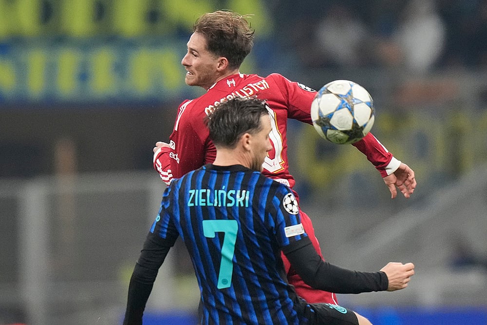 Inter Milan vs Liverpool UCL 2025-26 match photo-Alexis Mac Allister