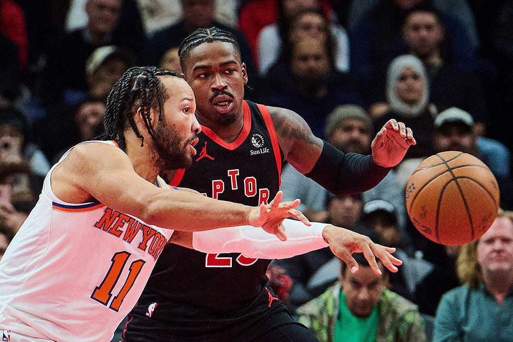 Toronto Raptors vs New York Knicks NBA Cup game-Jalen Brunson