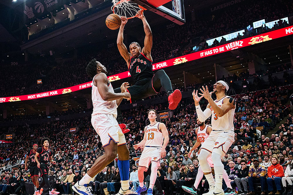 Toronto Raptors vs New York Knicks NBA Cup game-Scottie Barnes