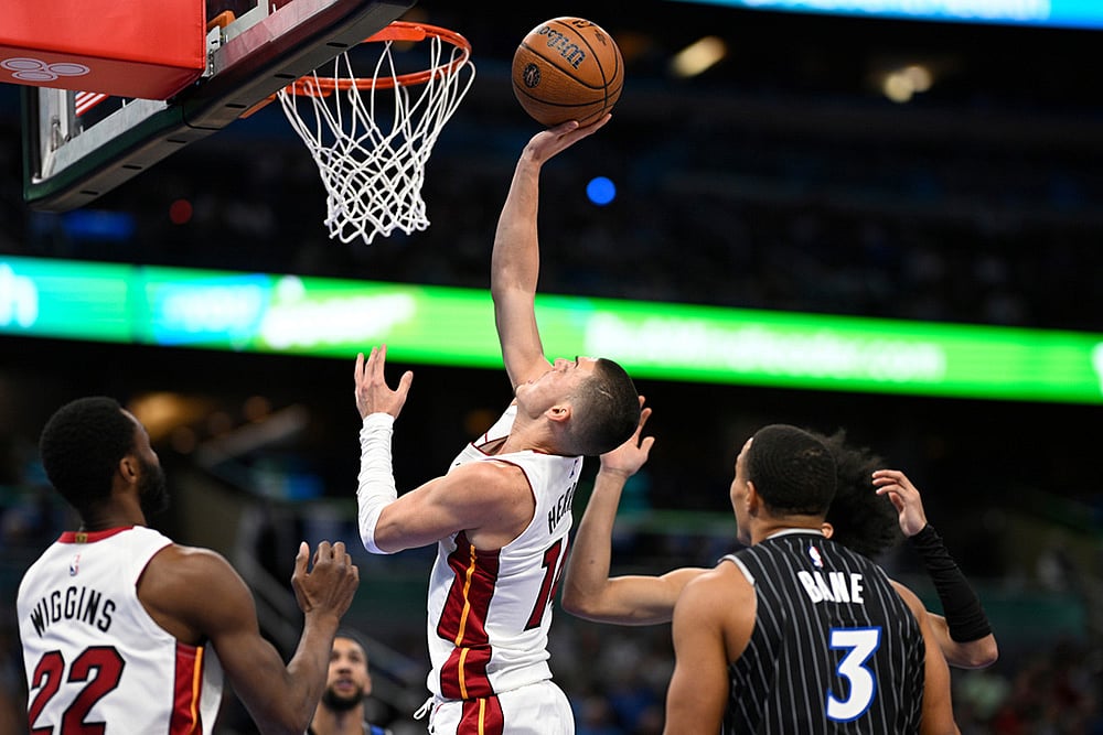 Orlando Magic vs Miami Heat NBA Cup game-Tyler Herro