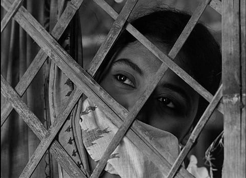 A shot from Ghatak's 'Meghe Dhaka Tara'