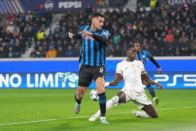 Atalanta vs Chelsea UCL 2025-26 match photo-Gianluca Scamacca