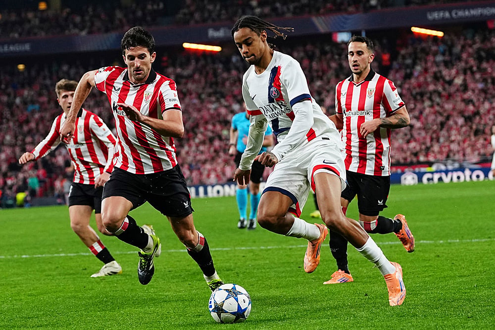 Athletic Bilbao vs PSG UCL 2025-26 game-Bradley Barcola