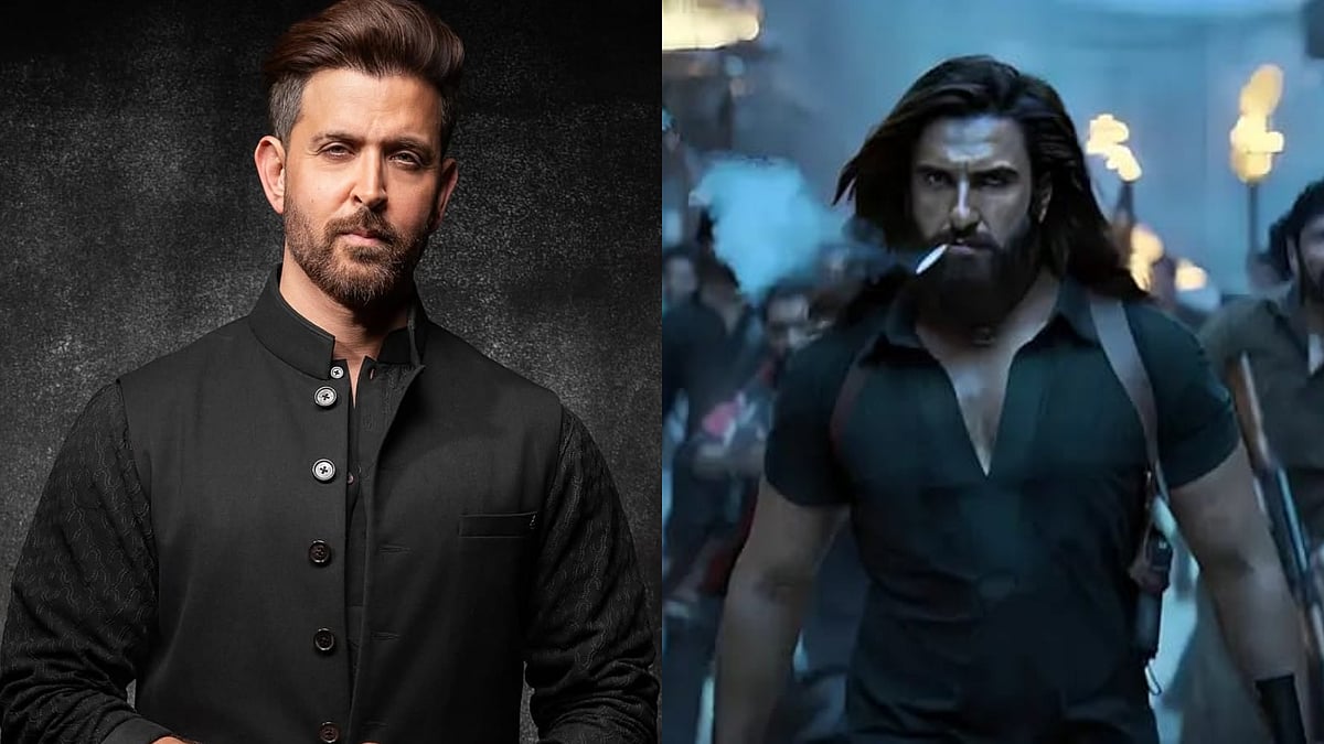 Hrithik Roshan reviews Dhurandhar - Left pic - Instagram/Right pic - X