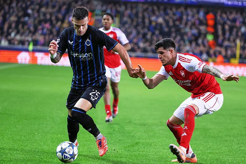 Club Brugge vs Arsenal UCL 2025-26 game-Aleksandar Stankovic