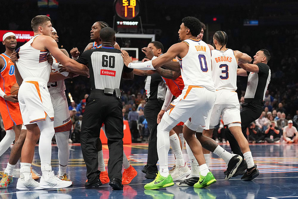 NBA Basketball Game: Oklahoma City Thunder vs Phoenix Suns