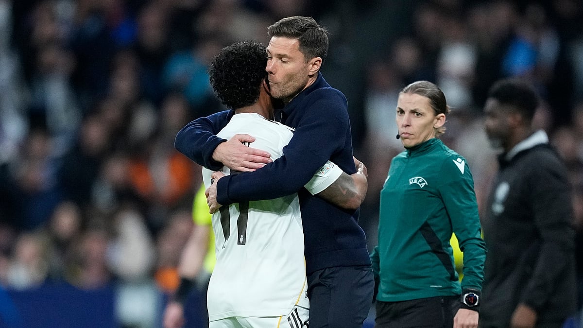 Opta : Real Madrid's Rodrygo and head coach Xabi Alonso
