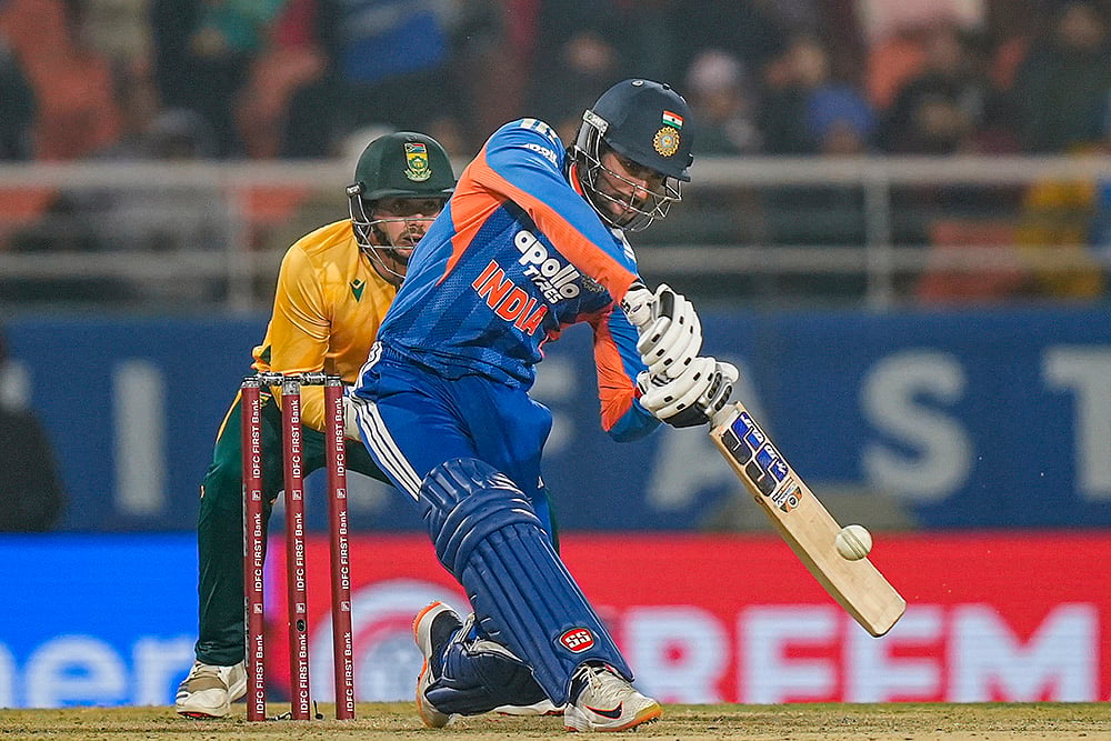India vs South Africa 2nd T20I Cricket match-Tilak Varma