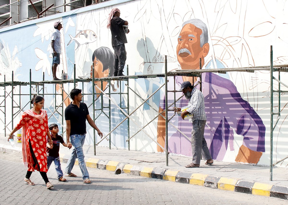 Ahead of Biennale 2025, Fort Kochi’s streets come alive with new murals and colours. - Special Arrangement