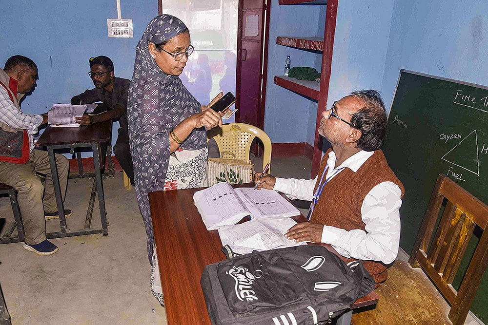 Special Revision of electoral rolls in Assam