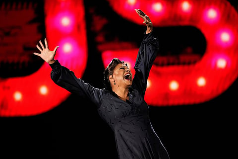 Audra McDonald performs "Rose's Turn" from "Gypsy" during the 78th Tony Awards at Radio City Music Hall in New York, June 8, 2025. 