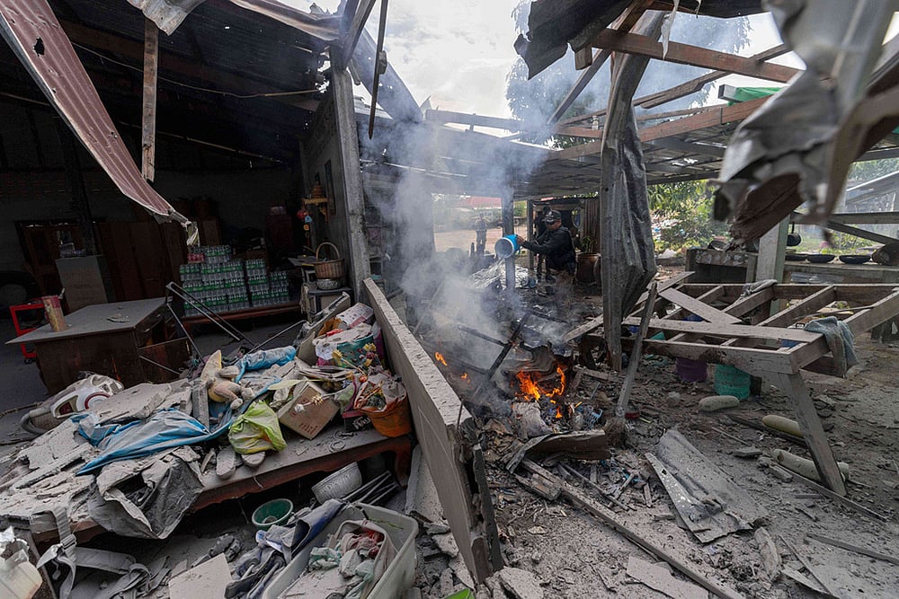 Thailand airstrikes Cambodia 2025