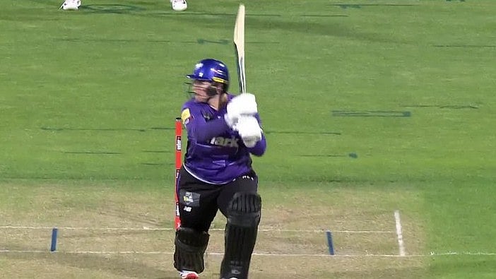 Photo: X/WBBL : Hobart Hurricanes Vs Perth Scorchers Highlights, WBBL Final: Lizelle Lee hit an unbeaten 77 off 44 balls.