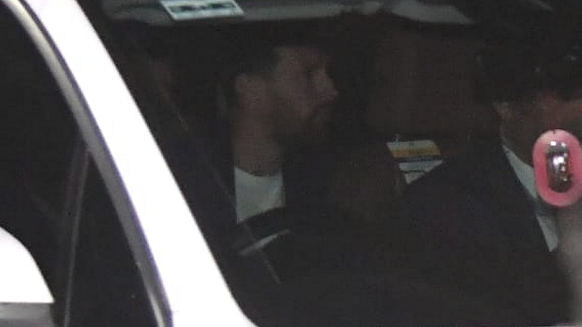 PTI : Argentine footballer Lionel Messi upon his arrival at Kolkata airport, early Saturday morning, Dec. 13, 2025.