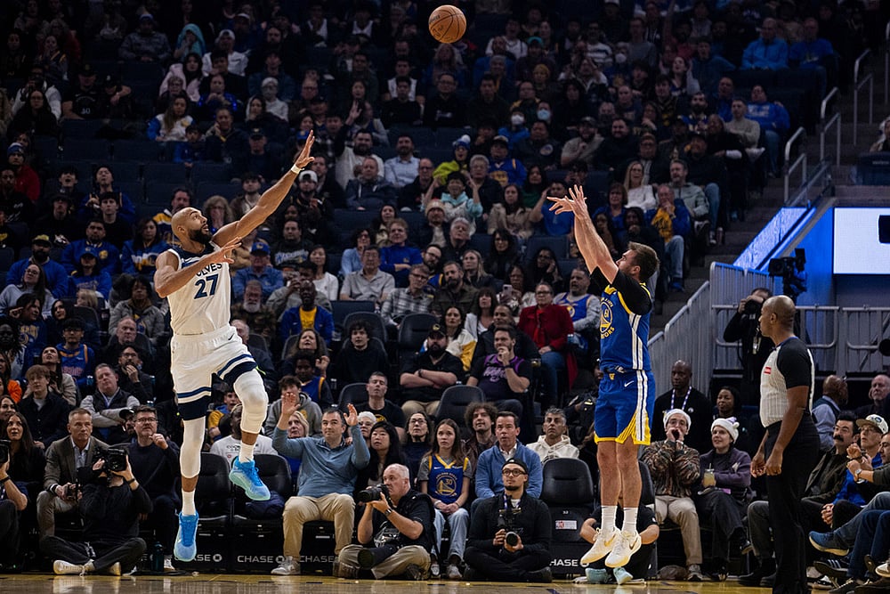 Minnesota Timberwolves vs Golden State Warriors NBA game-Pat Spencer