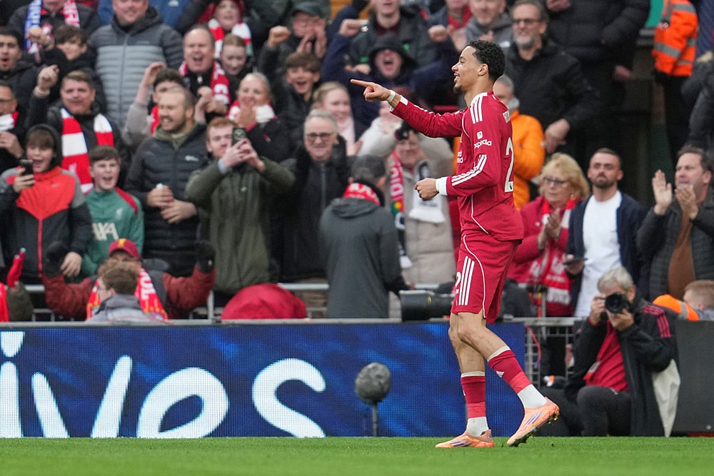 Liverpool Vs Brighton Premier League match-Hugo Ekitike