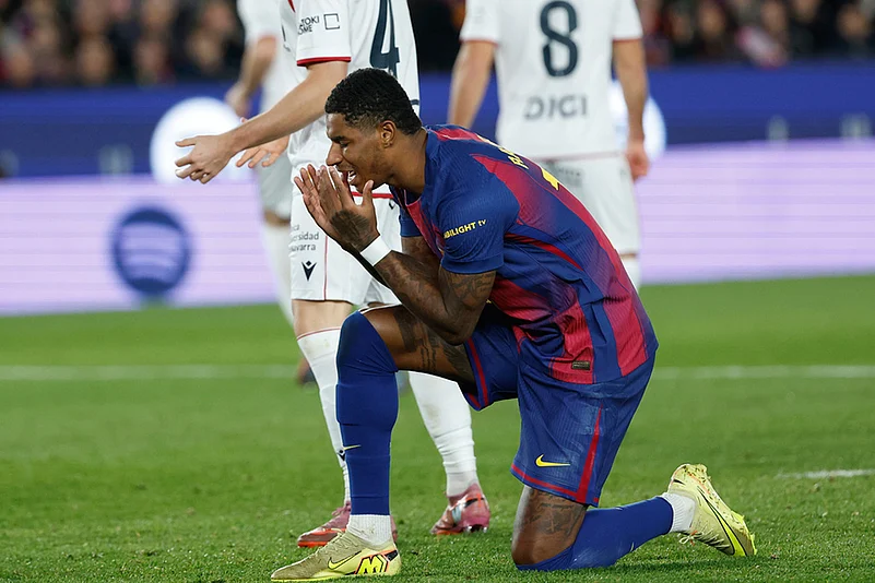 Barcelona vs Osasuna La liga match-Marcus Rashford