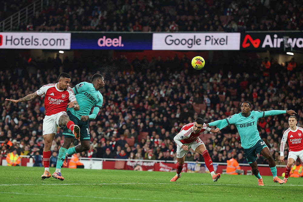 Arsenal vs Wolves Premier League match-Gabriel Jesus