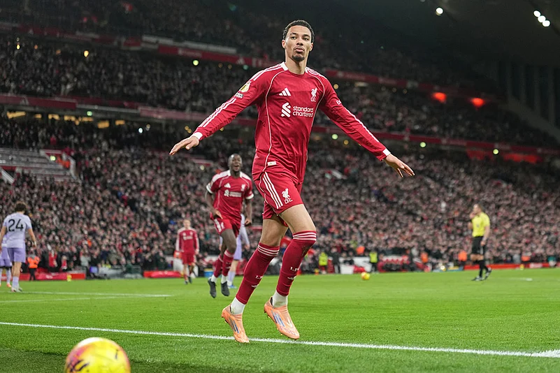 Liverpool Vs Brighton Premier League match-Liverpools Hugo Ekitike