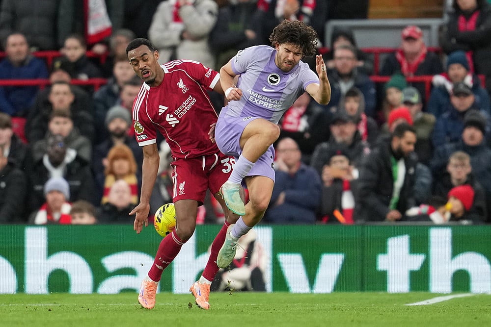 Liverpool Vs Brighton Premier League match-Ryan Gravenberch