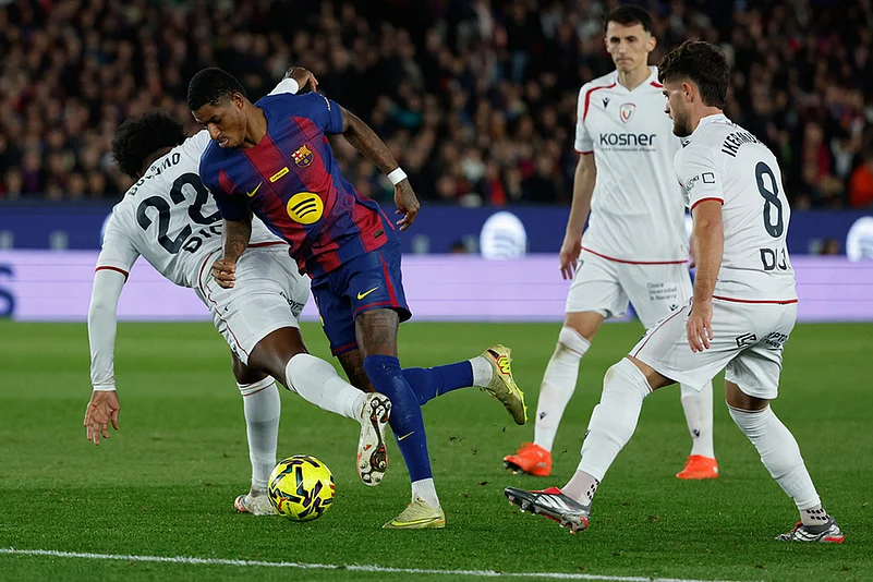 Barcelona vs Osasuna La liga match-Marcus Rashford