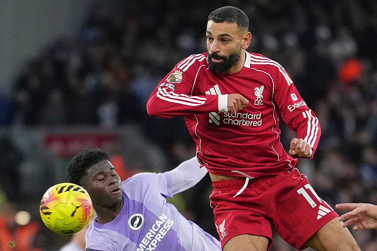 Liverpool Vs Brighton Premier League match-Mohamed Salah