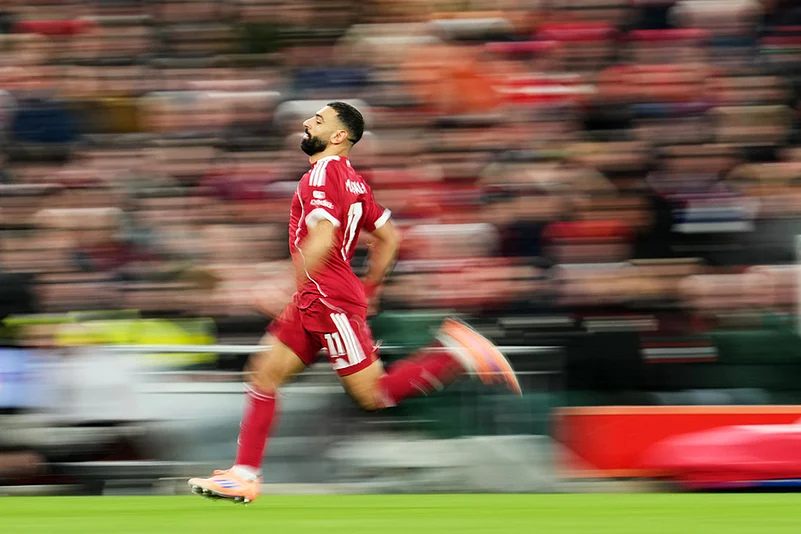 Liverpool Vs Brighton Premier League match-Mohamed Sala