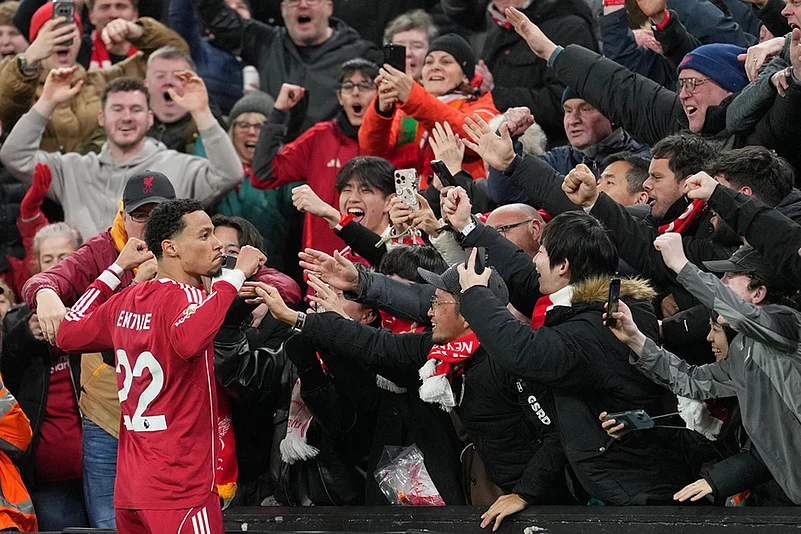 Liverpool Vs Brighton Premier League match-Hugo Ekitike