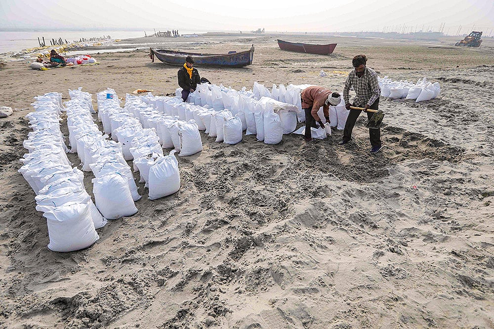 Preps for Magh Mela 2026