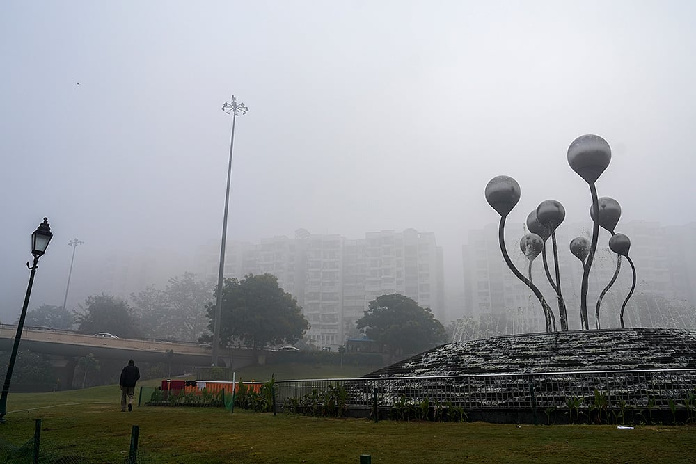 | Photo: PTI/Salman Ali : Delhi NCR Weather Update