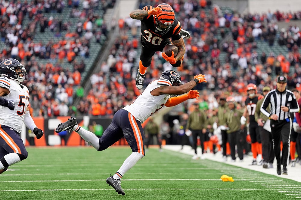 Year-Ender 2025 Best Sports-Cincinnati Bengals running back Chase Brown